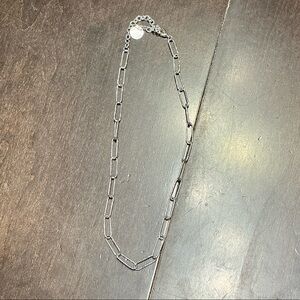 Chic Silver Chain Necklace